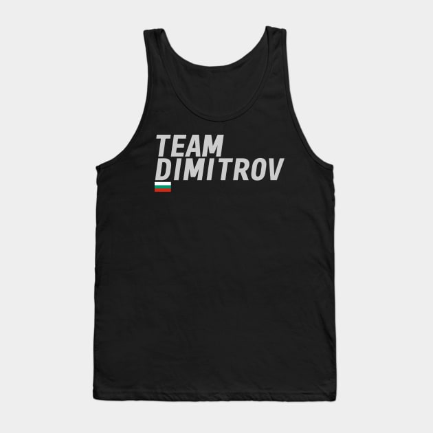 Team Grigor Dimitrov Tank Top by mapreduce